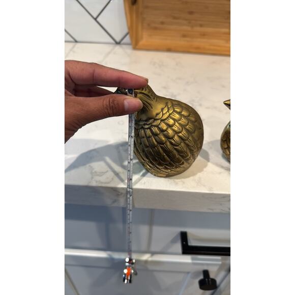 Vintage Brass Quails, Mid Century Tabletop Decor, Traditional Brass Accents - Picture 8 of 9